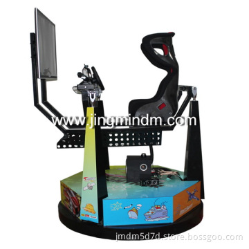 Racing Game with Wheel and Joystick Game Simulator with 360 Degree Rotation Function